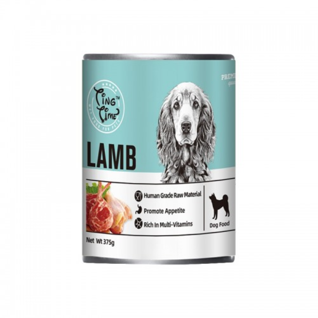 TING TIME DOG CAN LAMB 375G